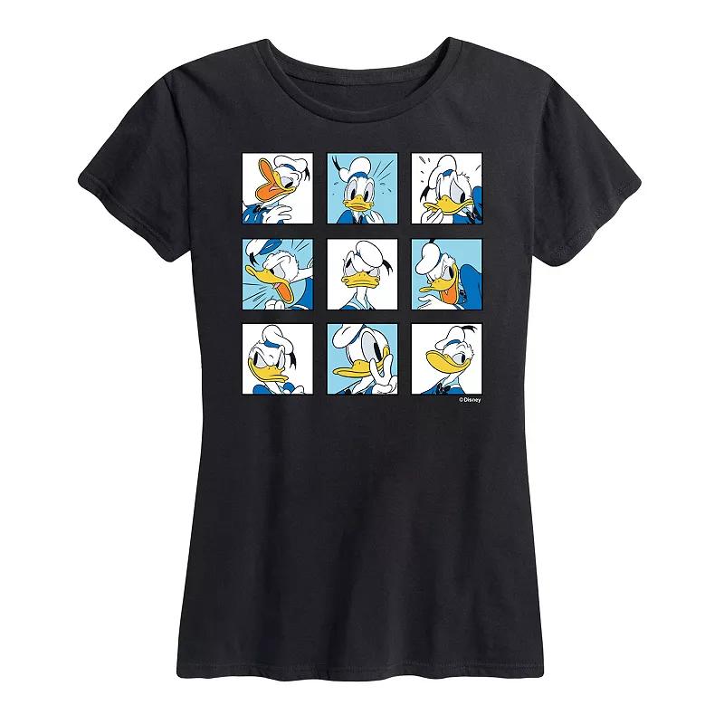 Disney's Donald Duck Women's Grid Graphic Tee,  Product Image