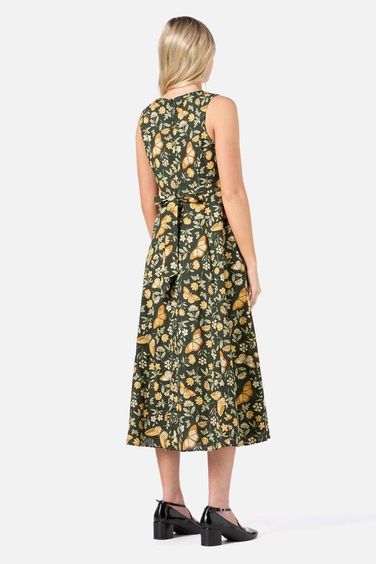 Yvette Butterfly Midi Dress Product Image