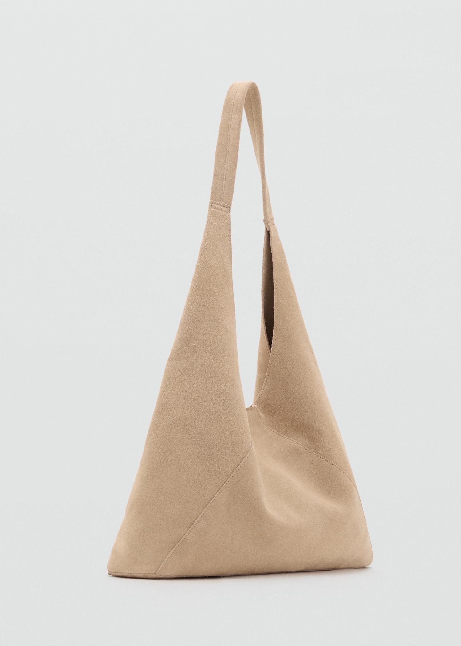 Suede shoulder bag - Women | MANGO USA Product Image