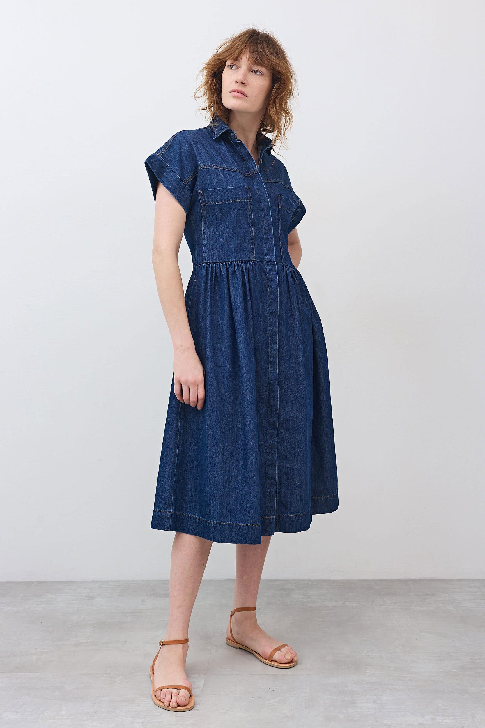 The Denim Shirt Dress Product Image