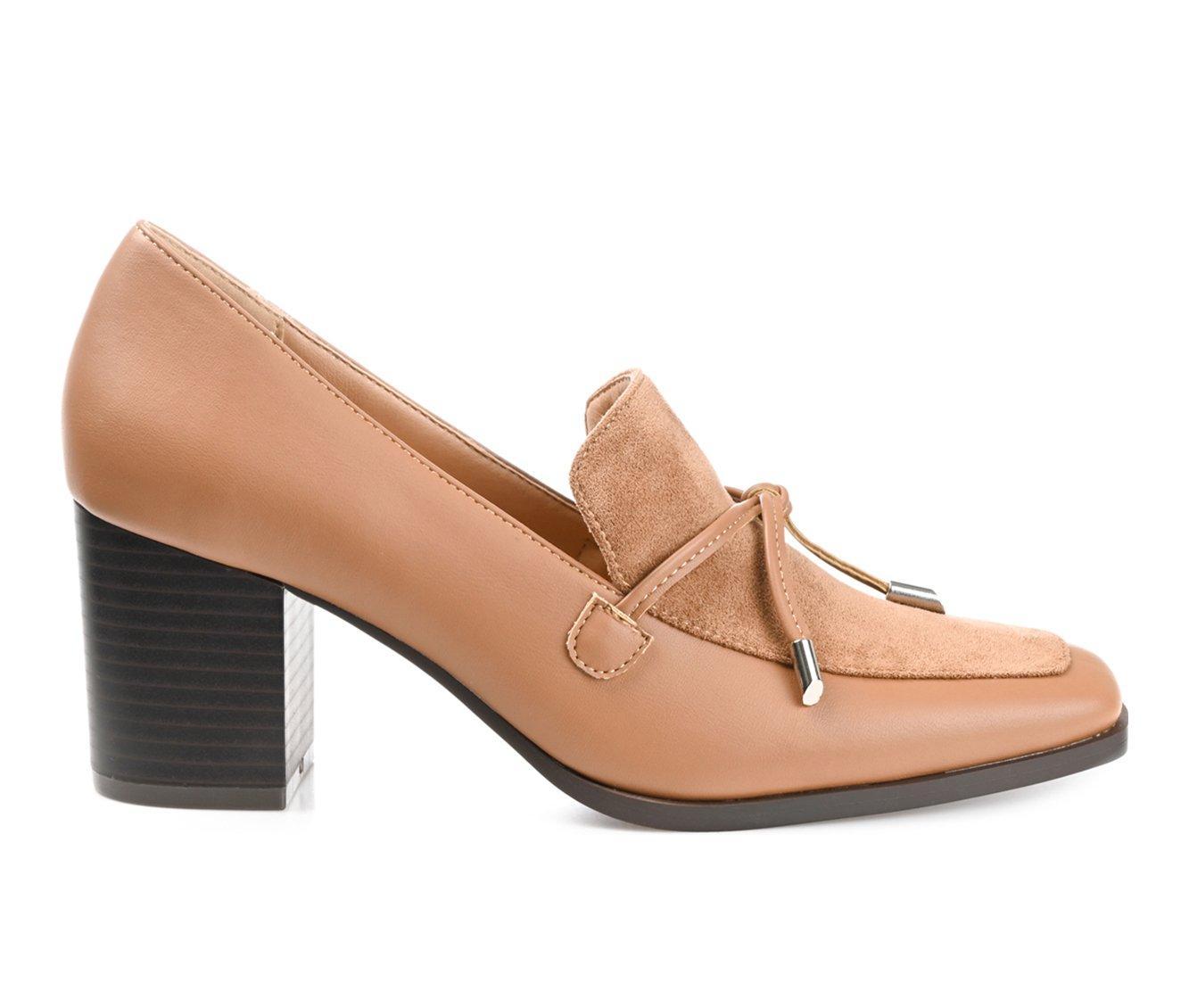 Women's Journee Collection Crawford Heeled Loafers Product Image