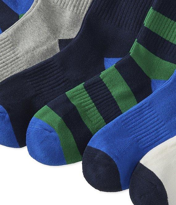 Polo Ralph Lauren Big & Tall Athletic Club Bear Crew Socks 6-Pack Product Image