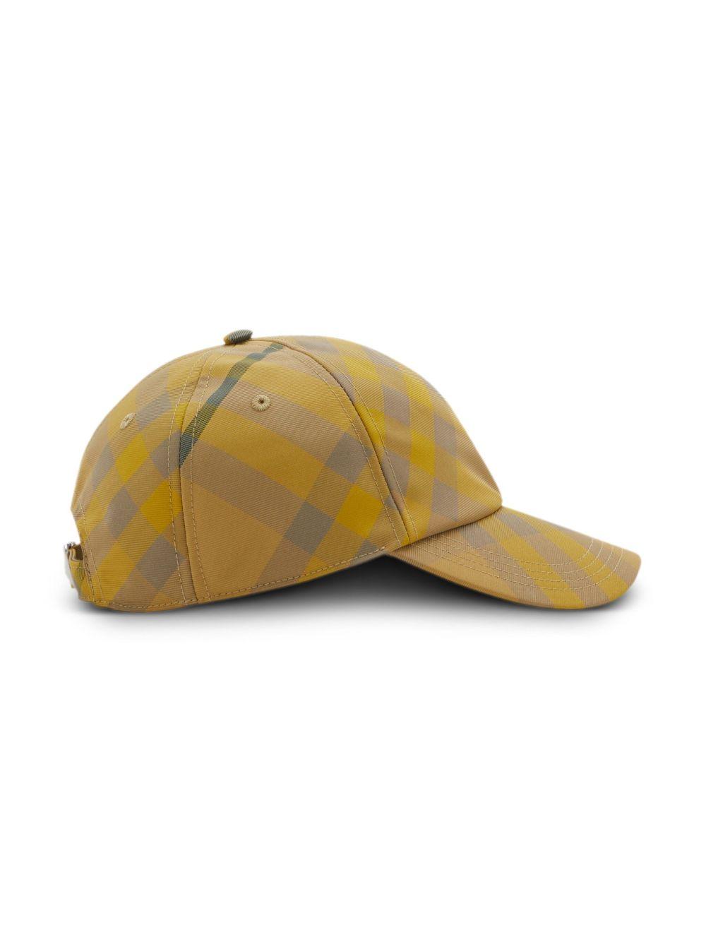 check-pattern cotton cap Product Image