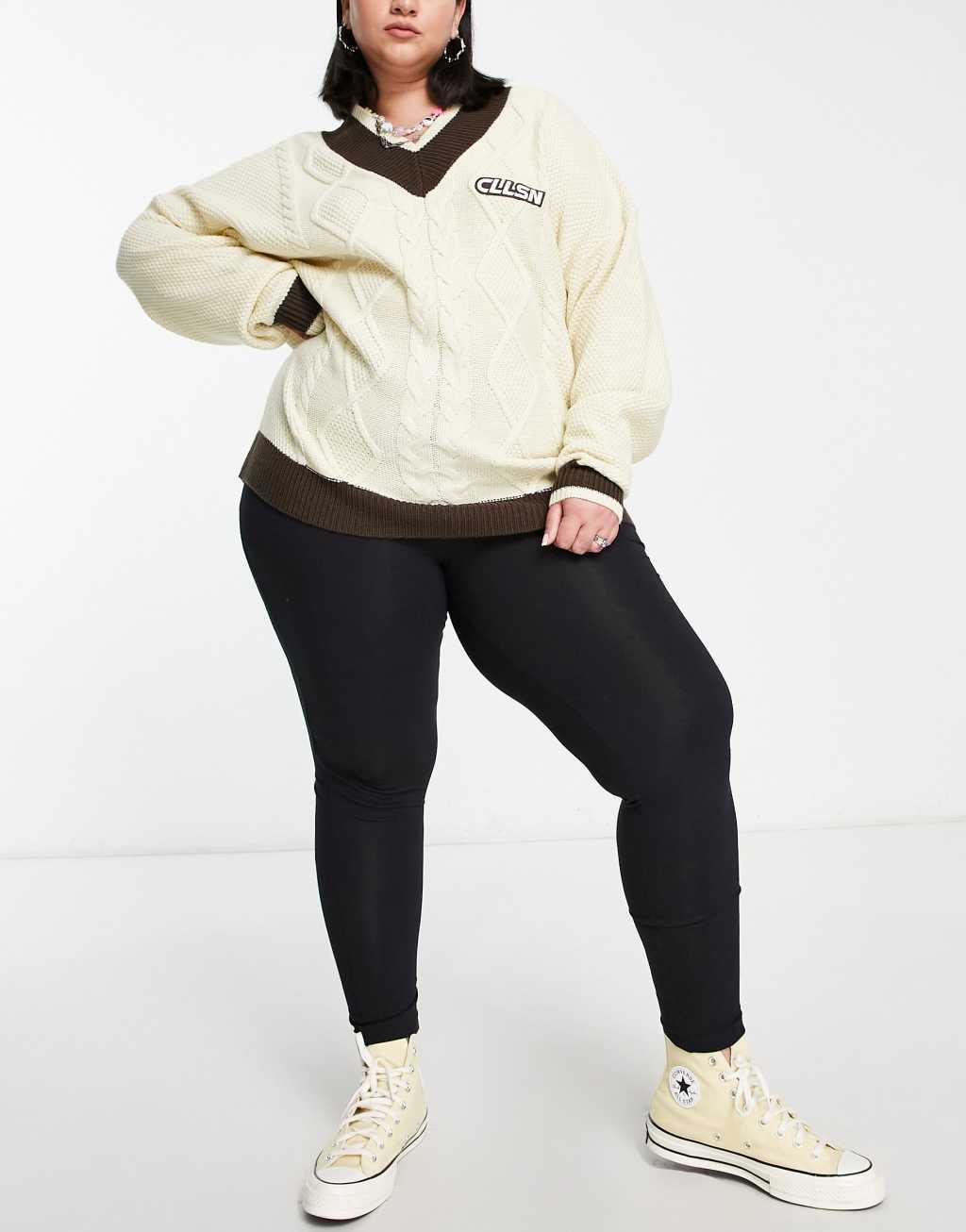 COLLUSION Plus deep waistband legging Product Image