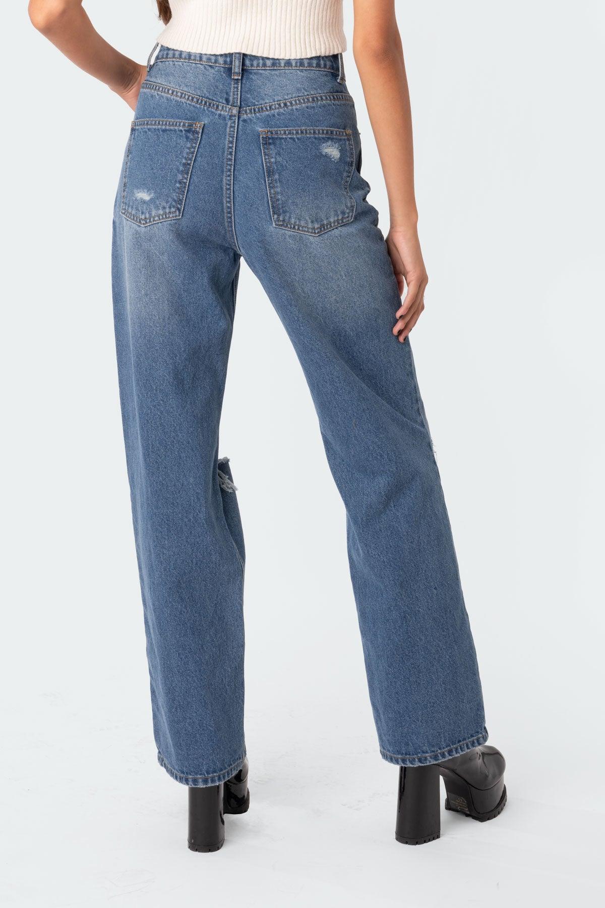 Lori High-Rise Wide Leg Jeans Product Image