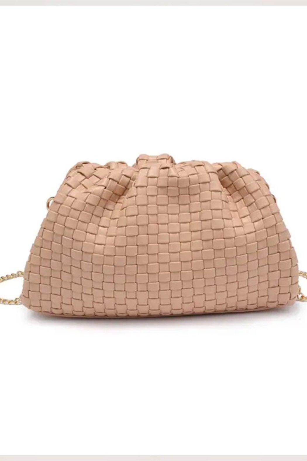 Tate Woven Frame Clutch Product Image