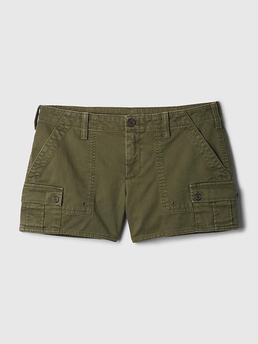 3" Low Rise Y2K Cargo Shorts Product Image