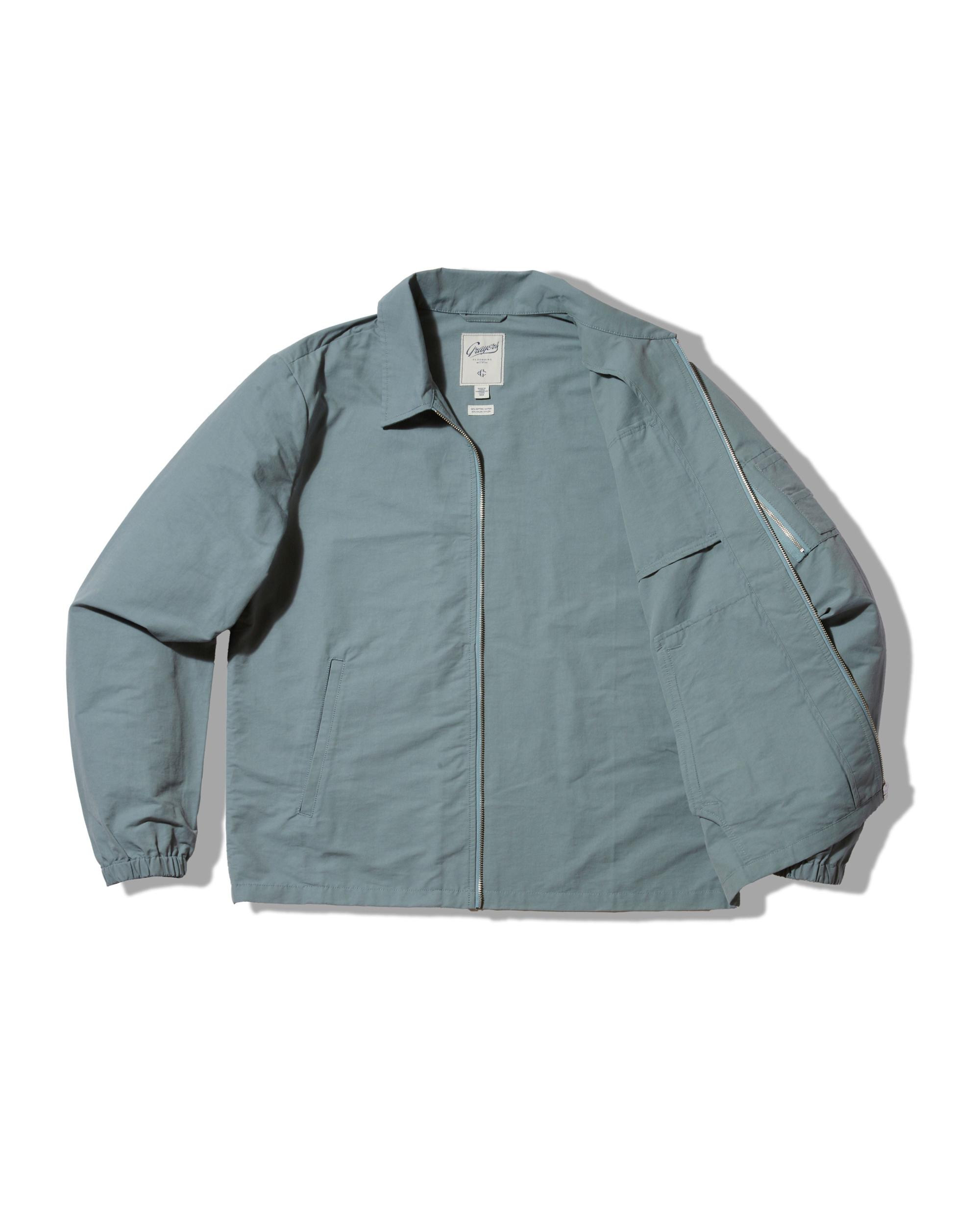 J. Stark Cotton Nylon Windbreaker - Aegean Blue Product Image