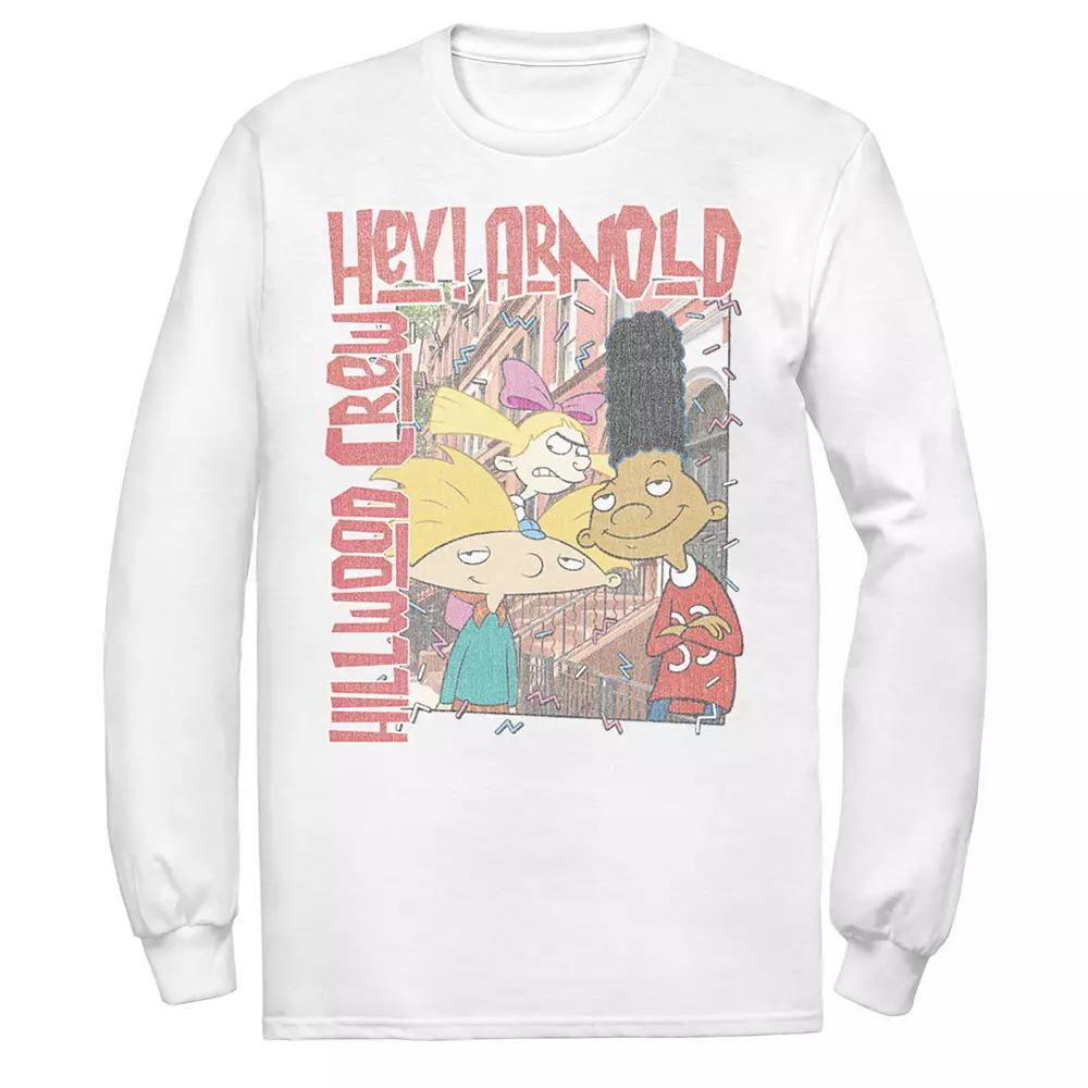 Men's Nickeloden Hey Arnold Colorful Hillwood Poster Tee,  Product Image