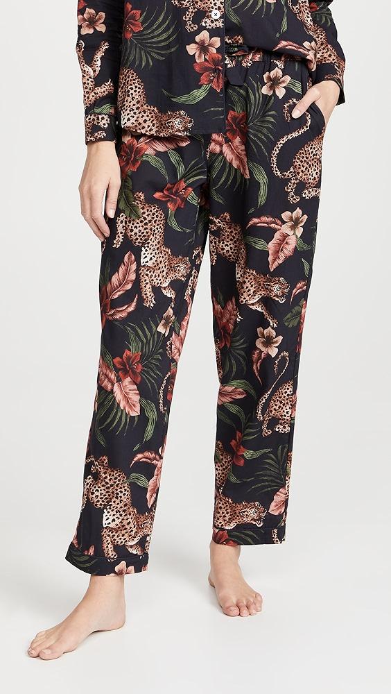 Desmond & Dempsey Women's Long Soleia Pajama Set | Shopbop Product Image