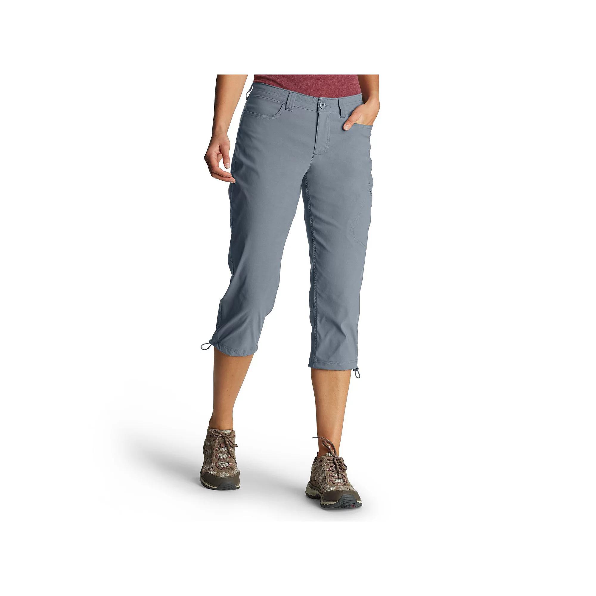 Women's Eddie Bauer Waterproof Rainier Active Capris, Size: 16, Grey Product Image
