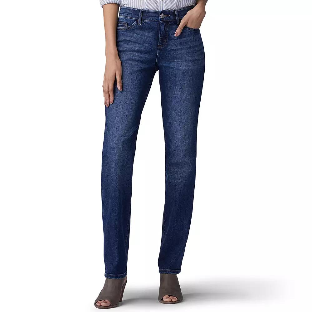 Women's Lee® Flex Motion Straight-Leg Jeans,  Product Image