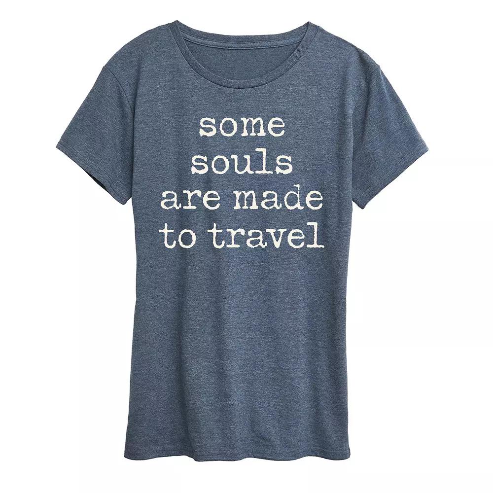 Women's Some Souls Are Made To Travel Graphic Tee,  Product Image