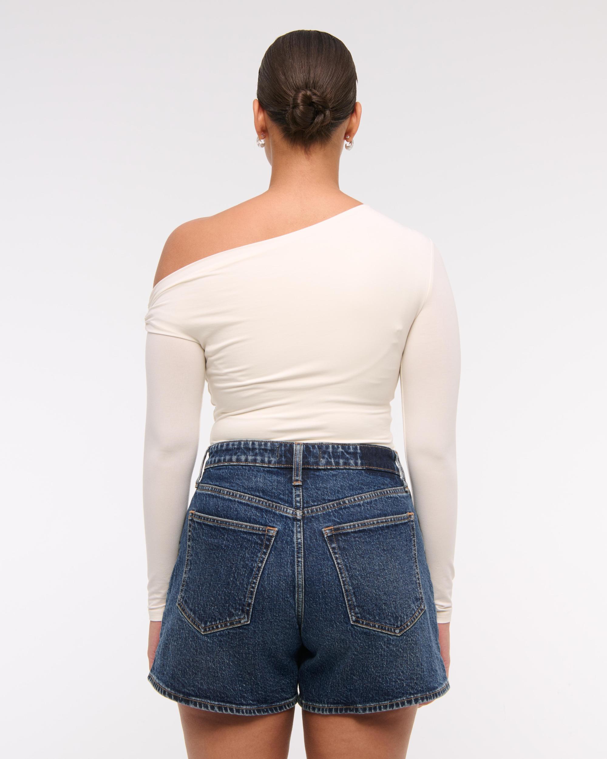 Curve Love High Rise Dad Short Product Image