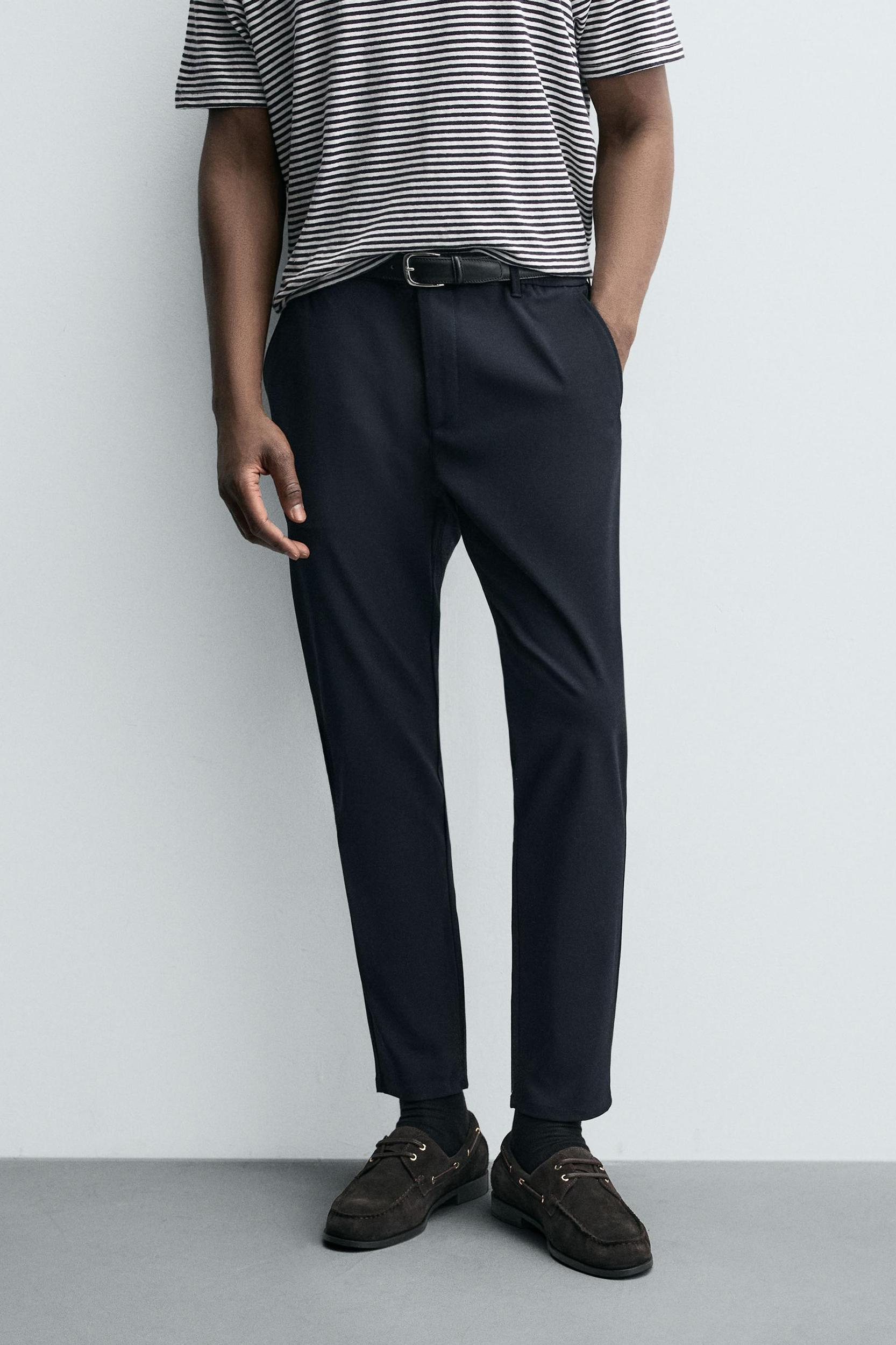 SLIM FIT STRETCH PANTS Product Image