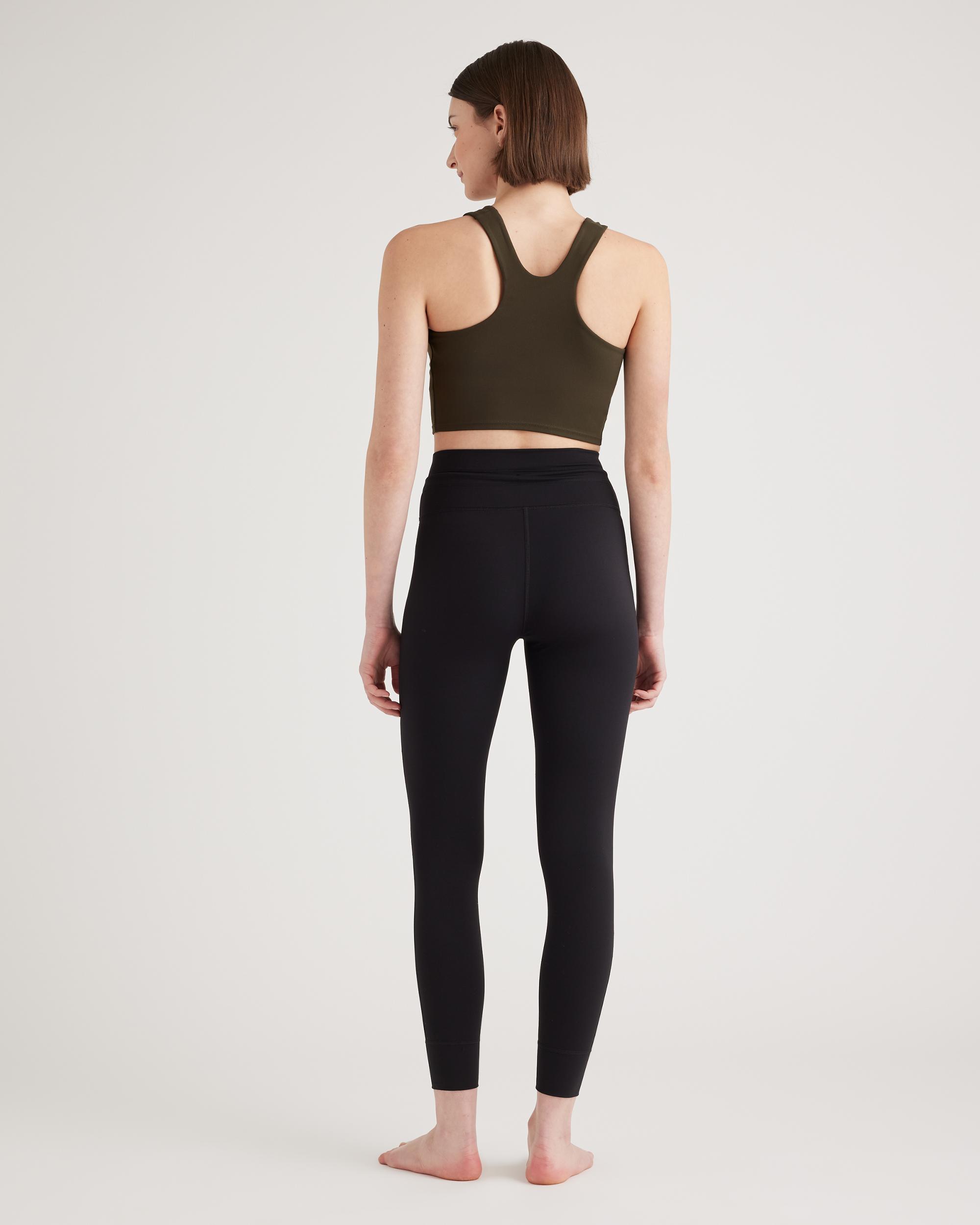 Quince | Women's Ultra-Form High-Neck Cropped Tank Top Nylon/Spandex Product Image