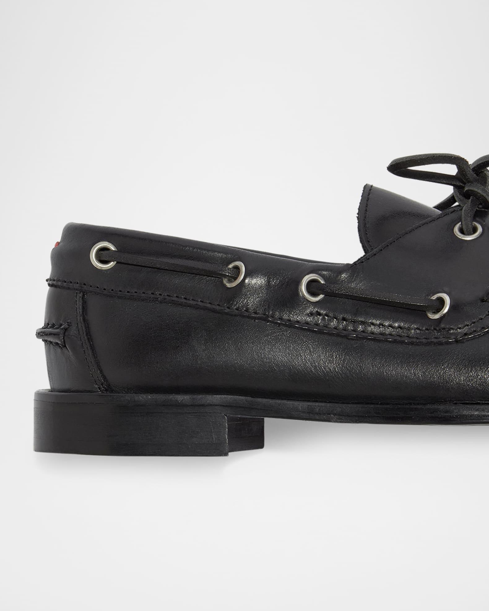Harris Calfskin Lace-Up Loafers Product Image