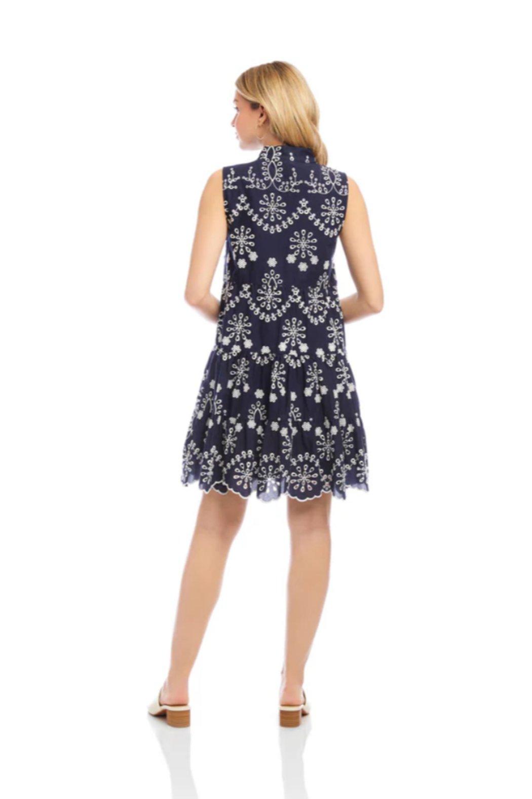 Sleeveless Eyelet Dress Product Image