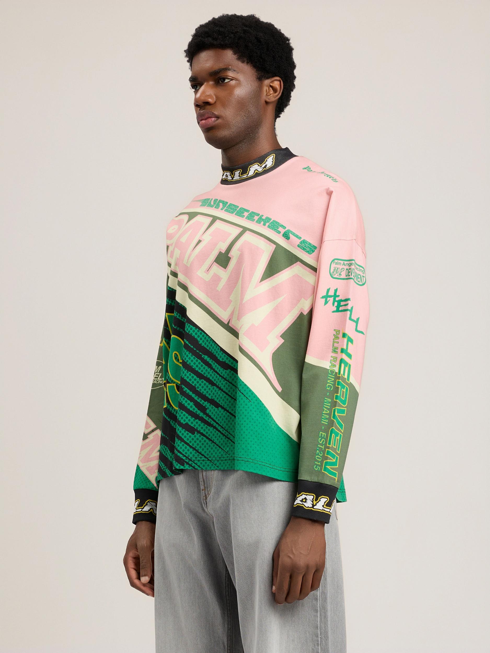 Racing Loose Long-Sleeved T-Shirt Product Image