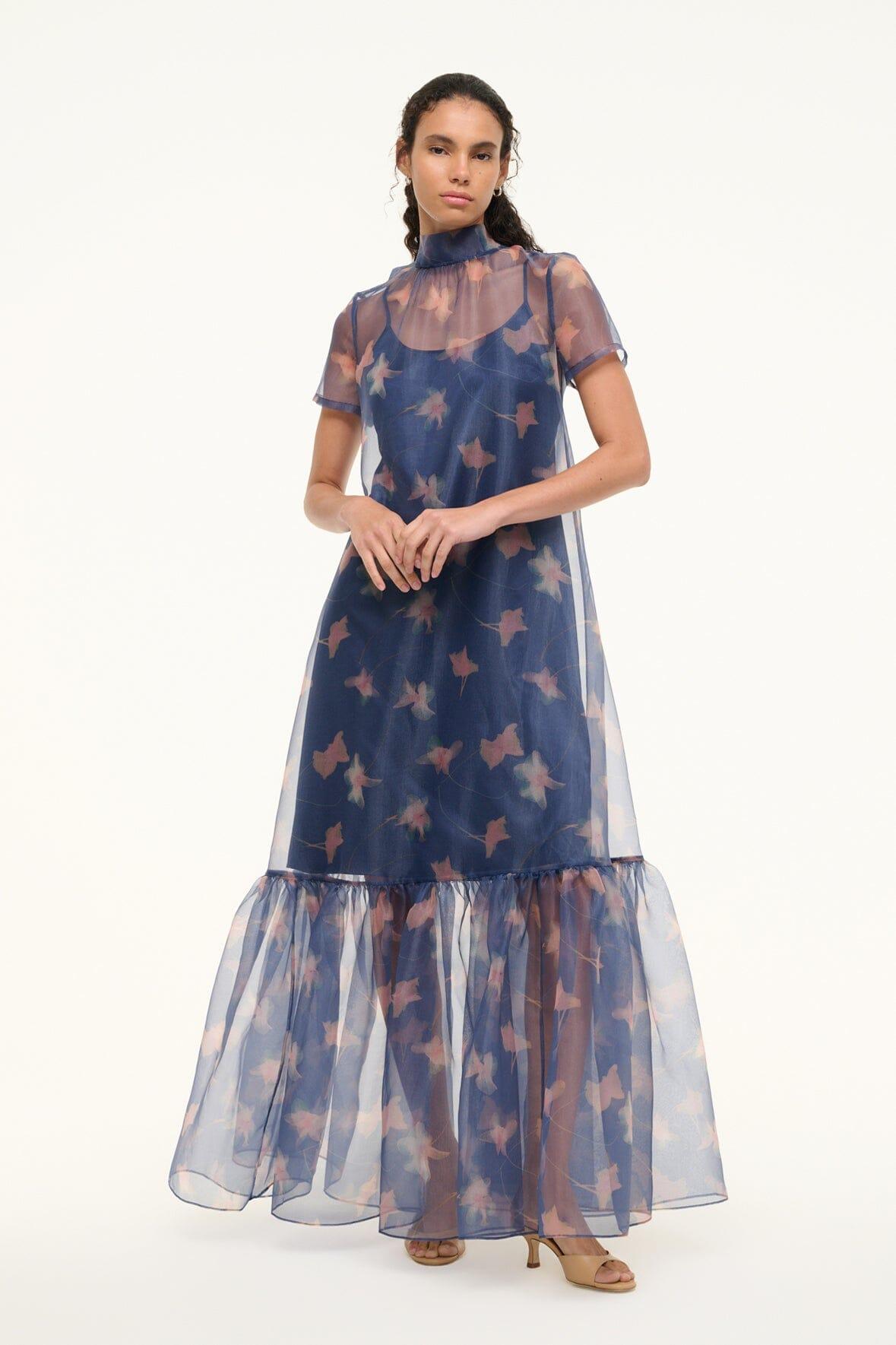CALLUNA DRESS | BOTANICAL NAVY Product Image