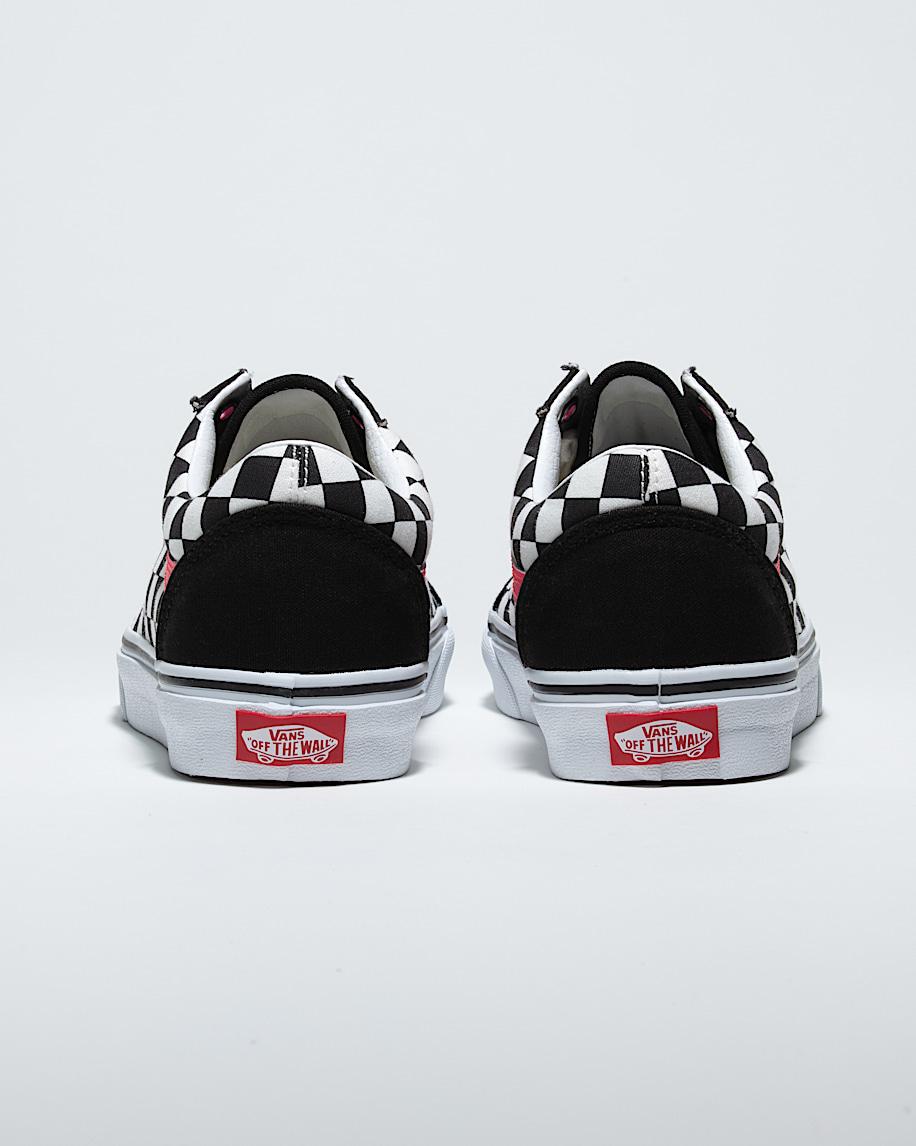 Customs Old Skool Checkerboard Wide Shoe in Customs| Vans US Product Image