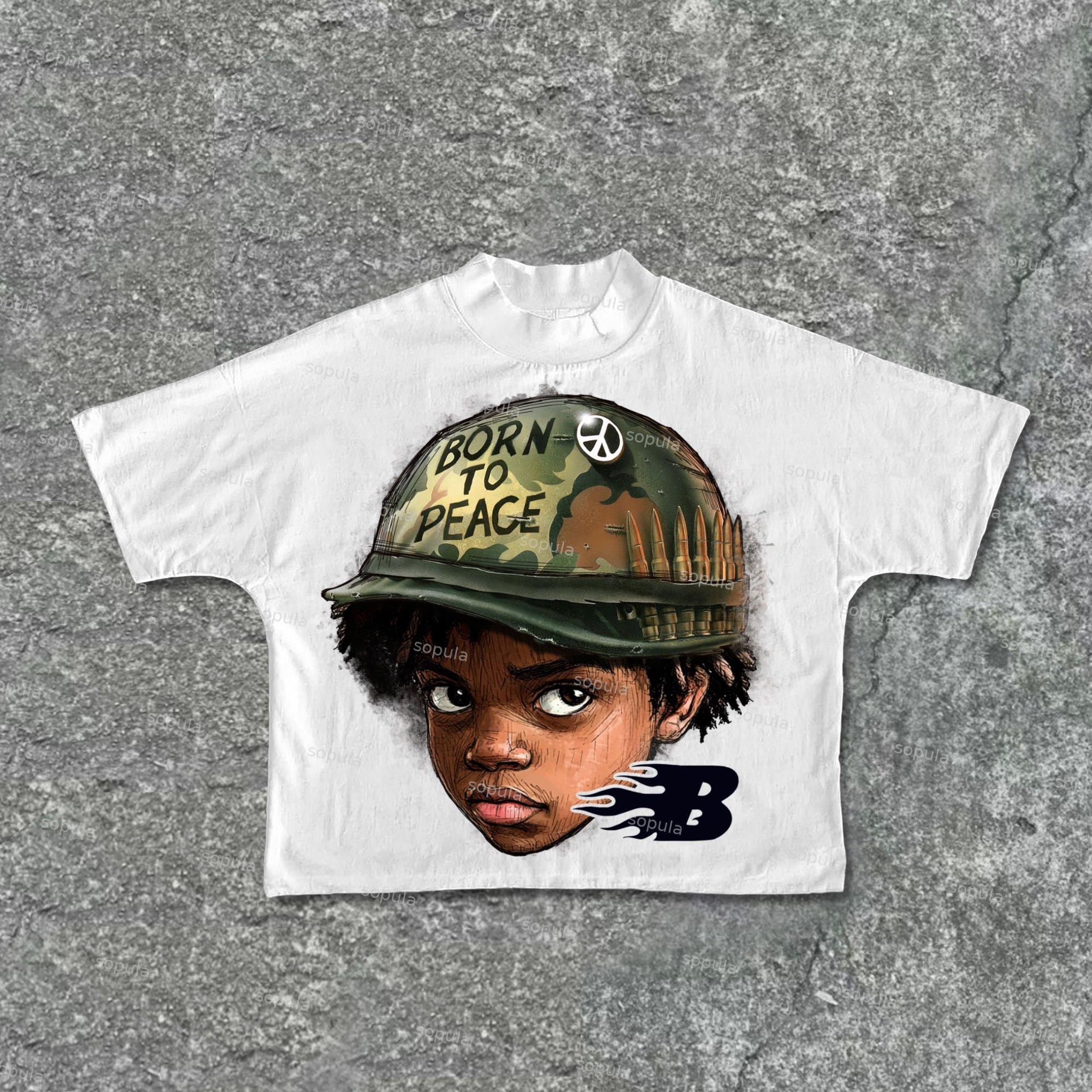 Sopula Clown Graphic Print Cotton Crop T-Shirt Product Image