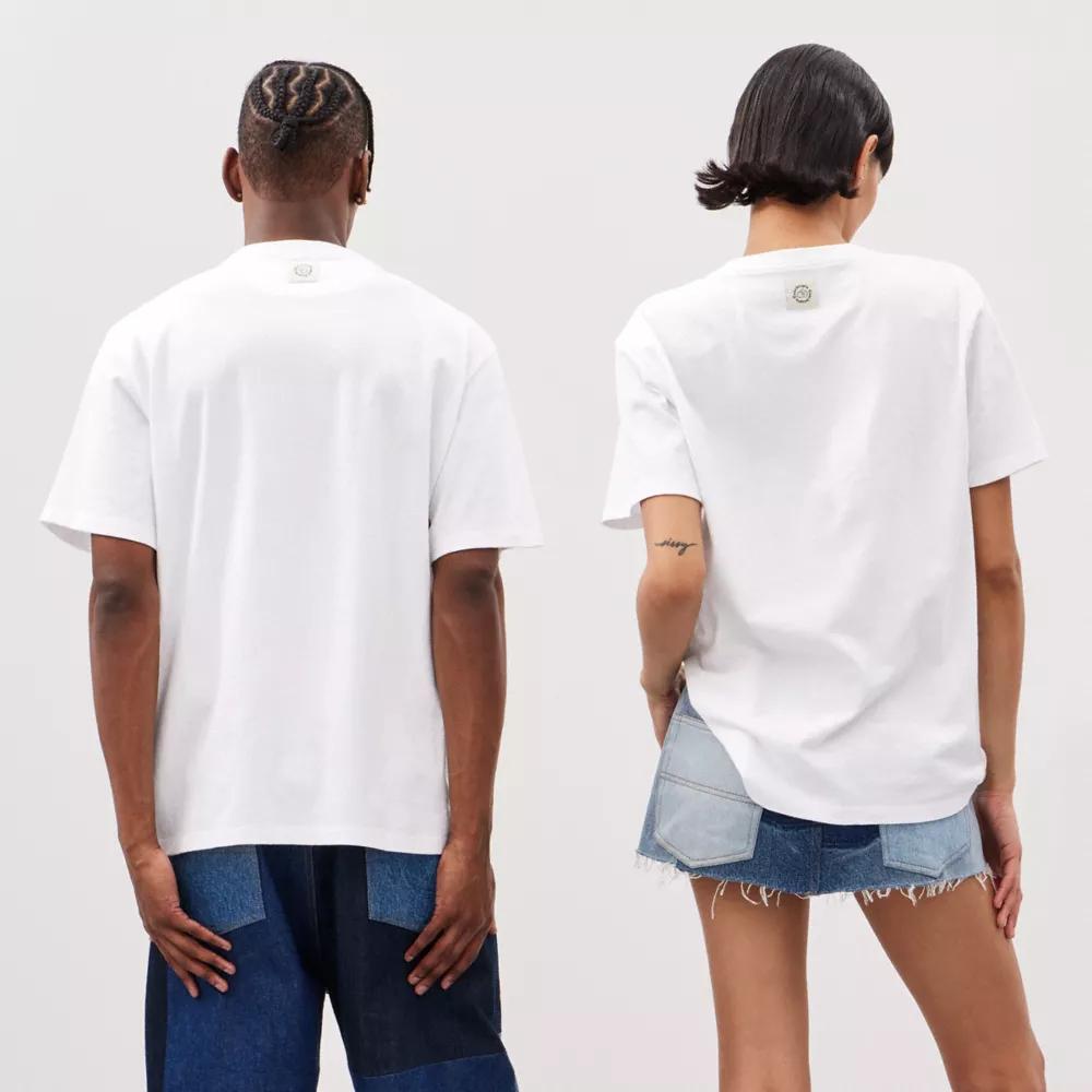 Relaxed T Shirt With Flower Print Product Image