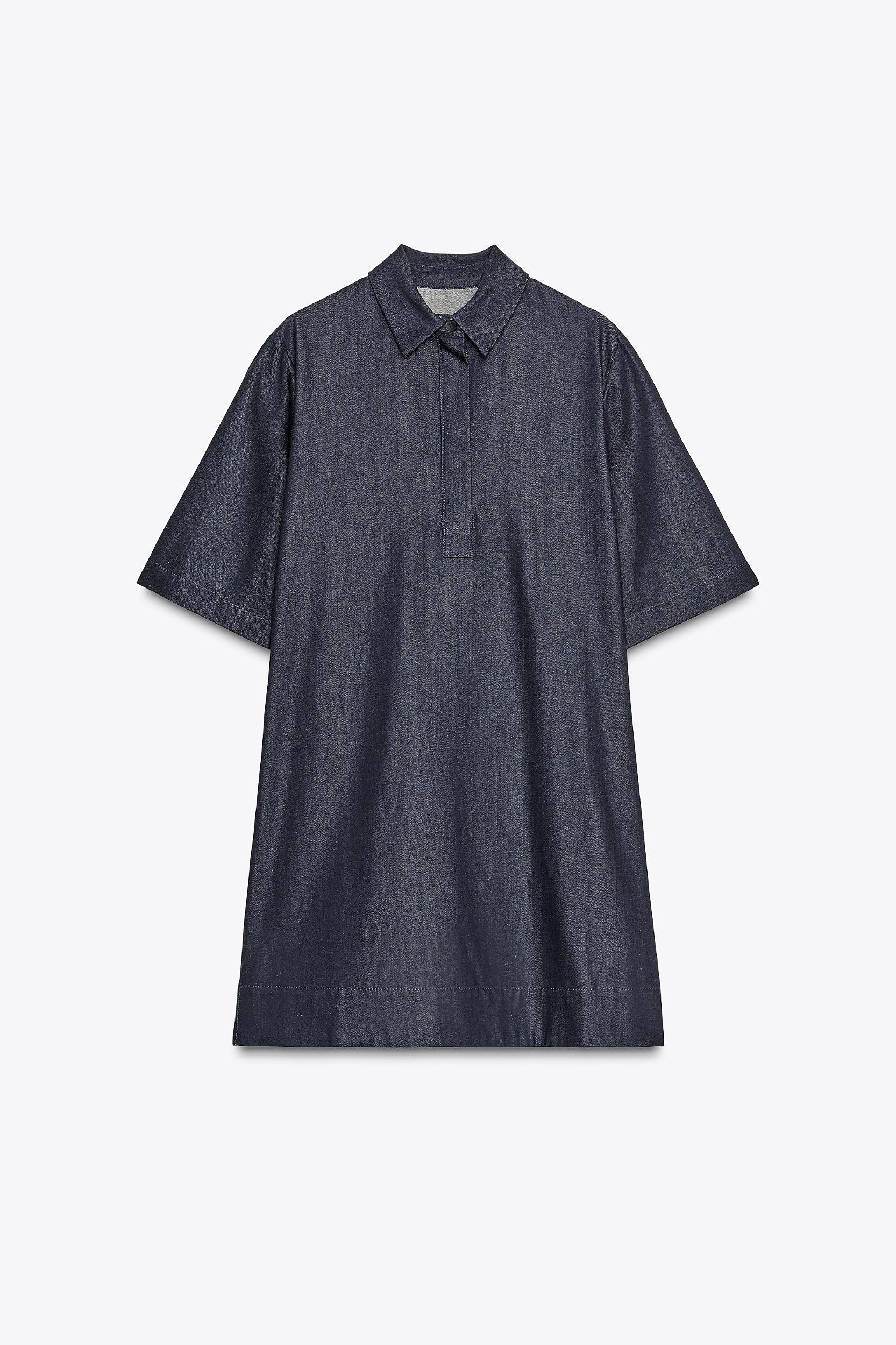 ZW COLLECTION DENIM MINI DRESS Product Image