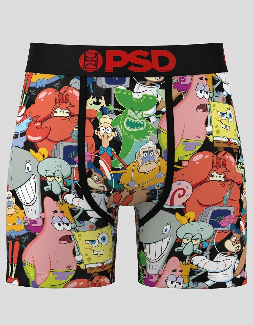 PSD x SpongeBob SquarePants Squad Mens Mid Boxer Briefs - MULTI Product Image