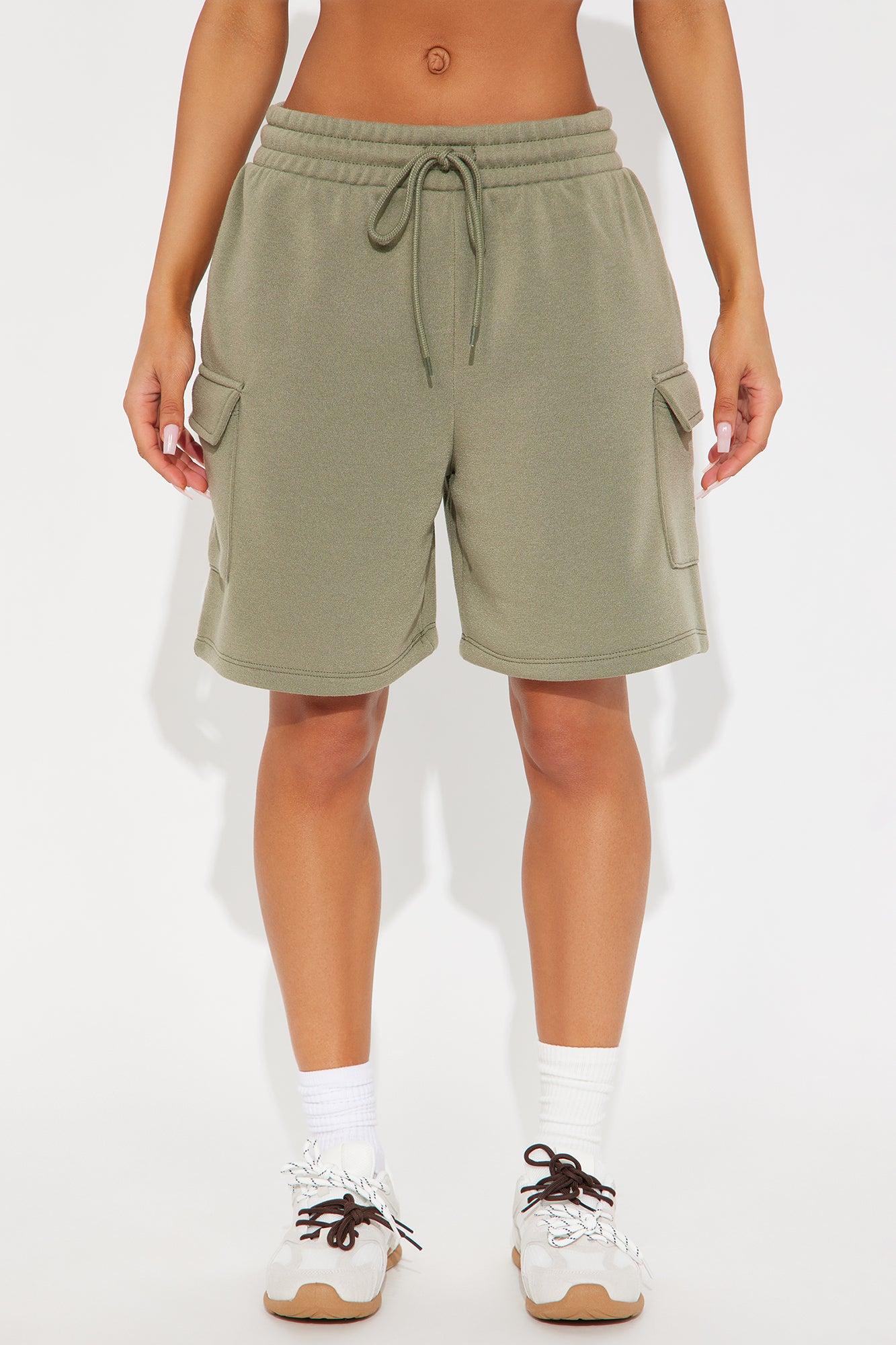 Dayna Boyfriend Short - Olive Product Image