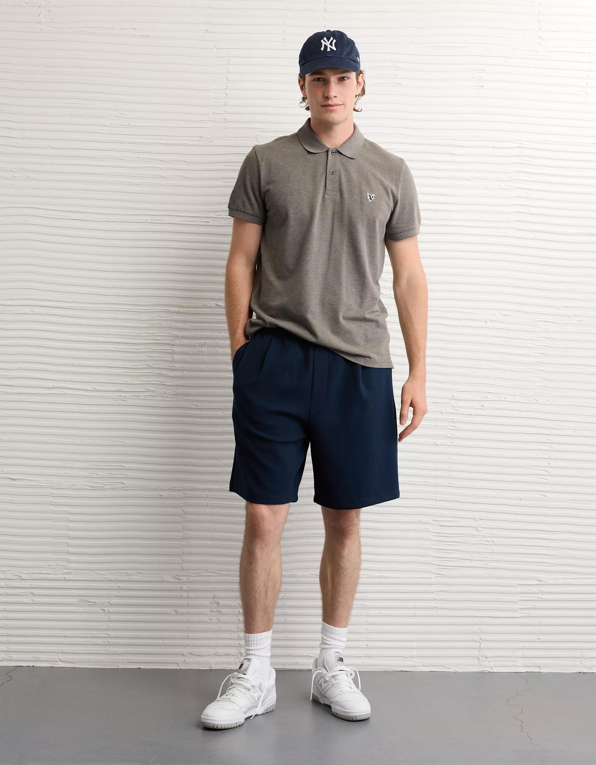 AE Lived-In Slim Fit Pique Polo Shirt Product Image