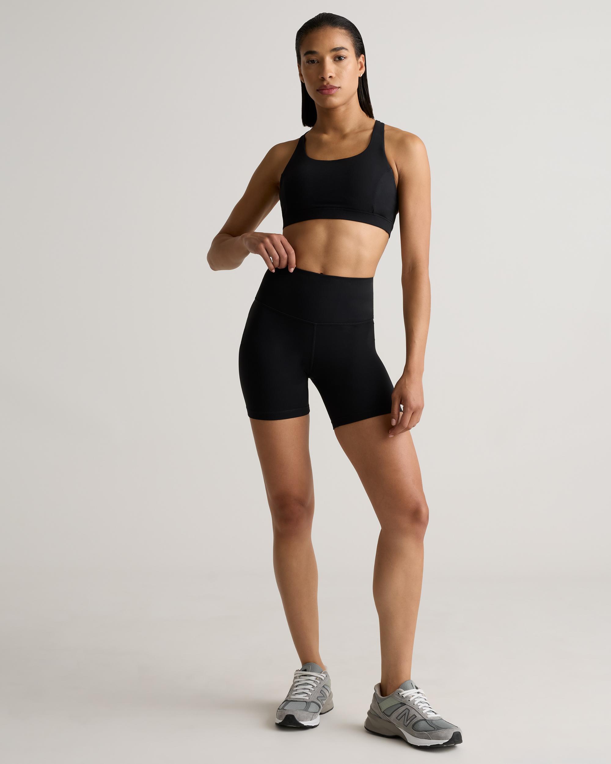 Quince | Women's Power-Up High-Rise Training Shorts Nylon/Spandex Product Image