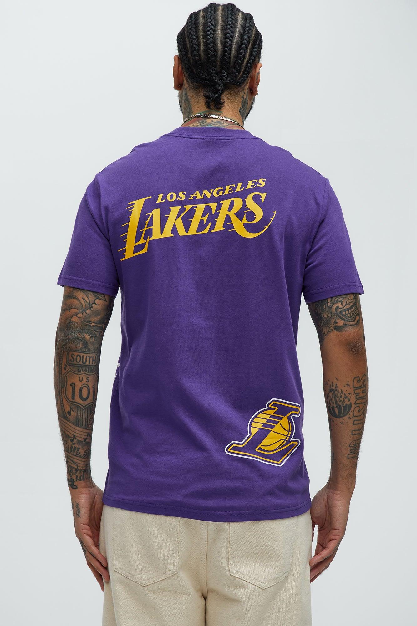 Lakers Slap Shots Short Sleeve Tee - Purple Product Image
