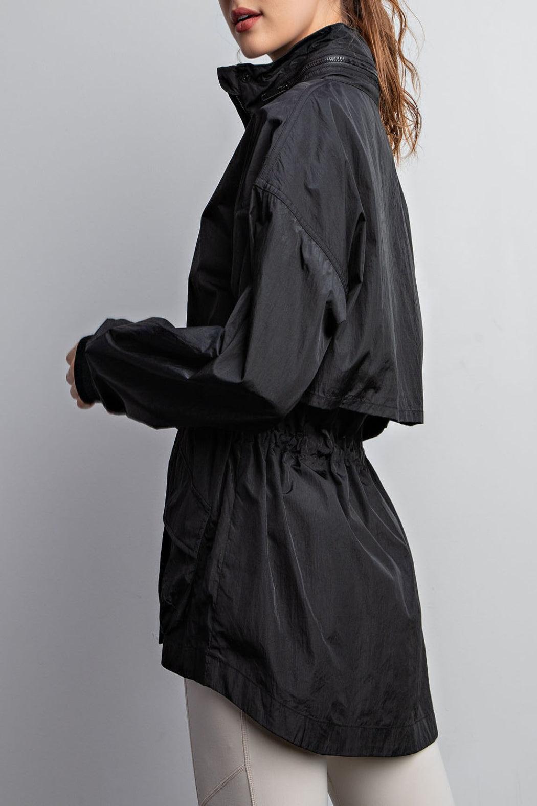 Oversized Parachute Full Zipper Jacket Product Image