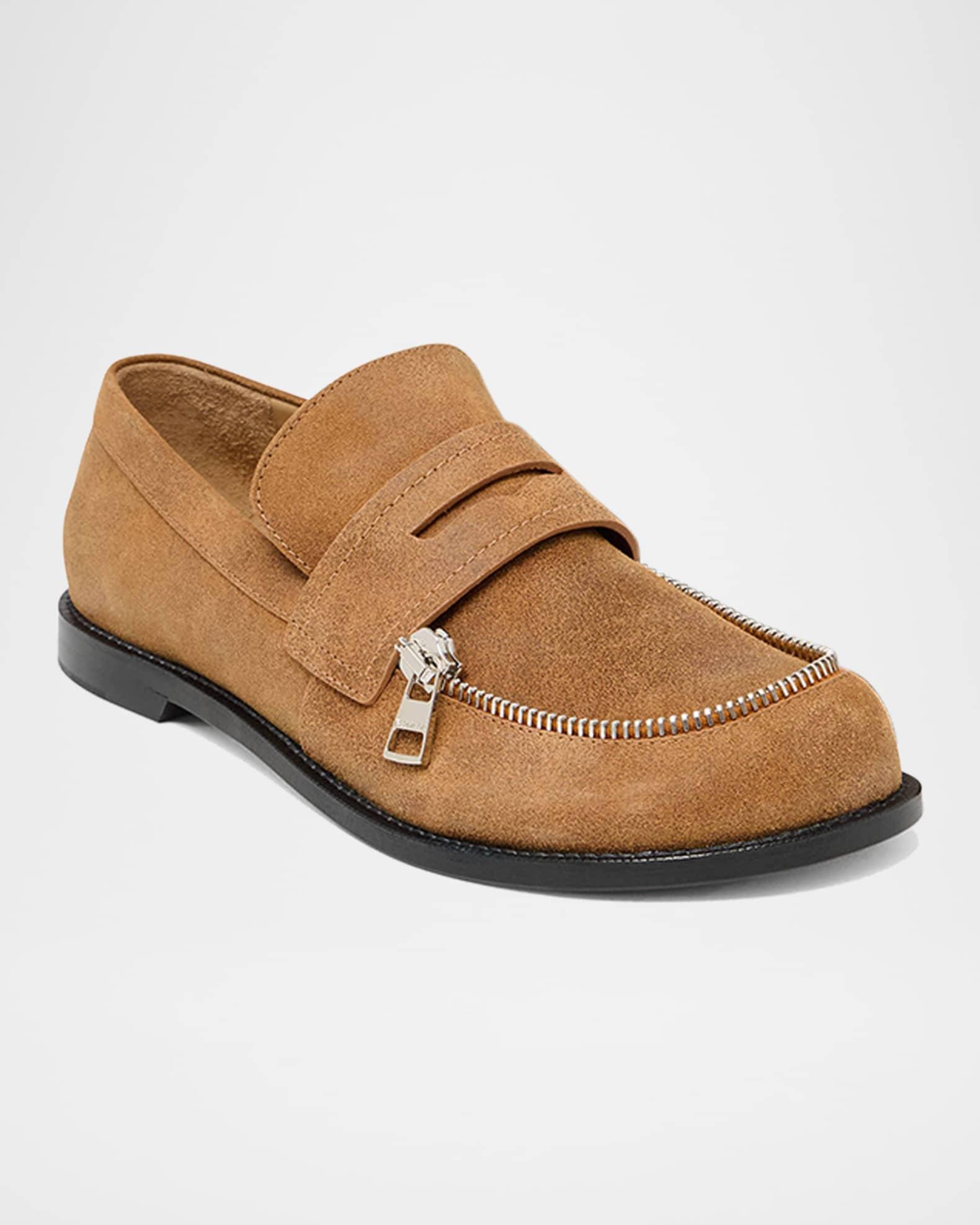 Suede Biker Penny Loafers Product Image