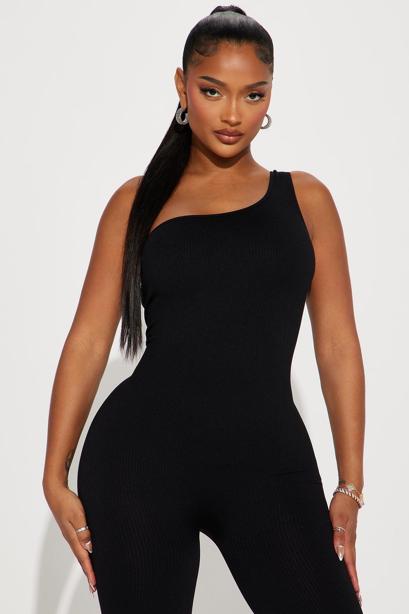 Sienna Seamless Jumpsuit - Black Product Image