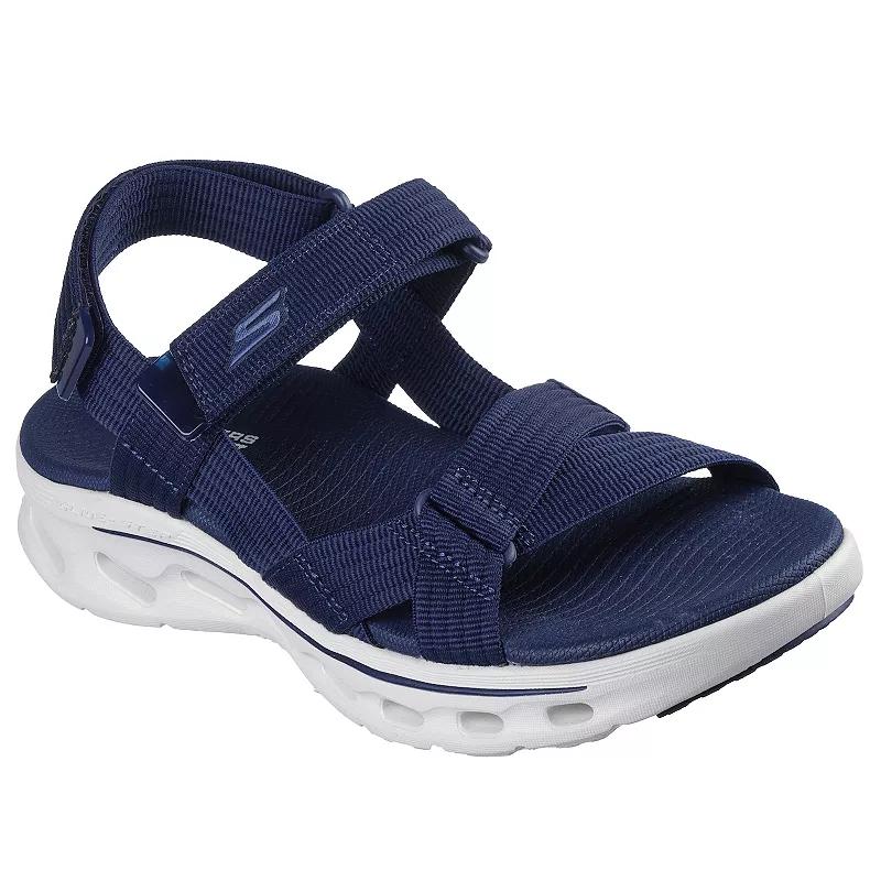 Skechers GO WALK Glide-Step 2.0 Camden Women's Sport Sandals, Size: 10, Blue Product Image
