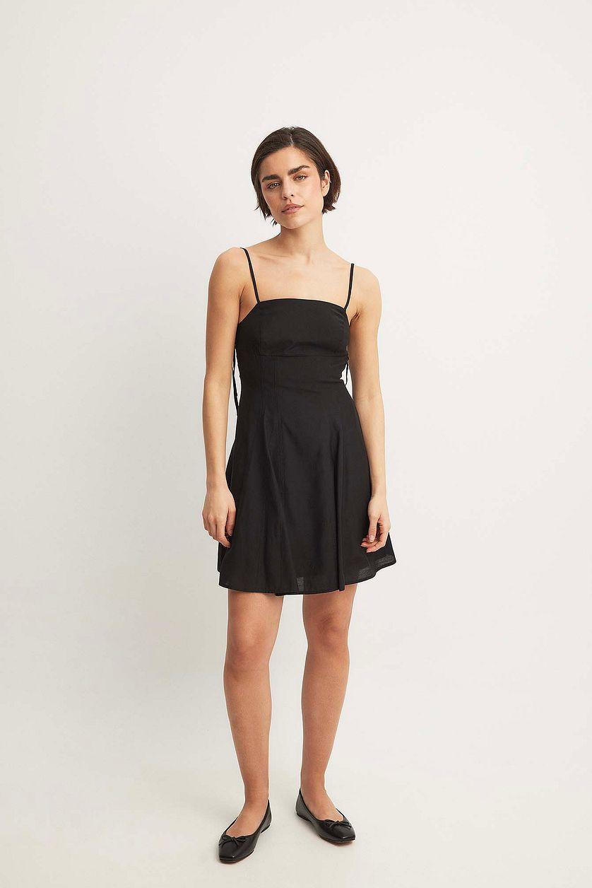 Open Back Strap Mini Dress Product Image