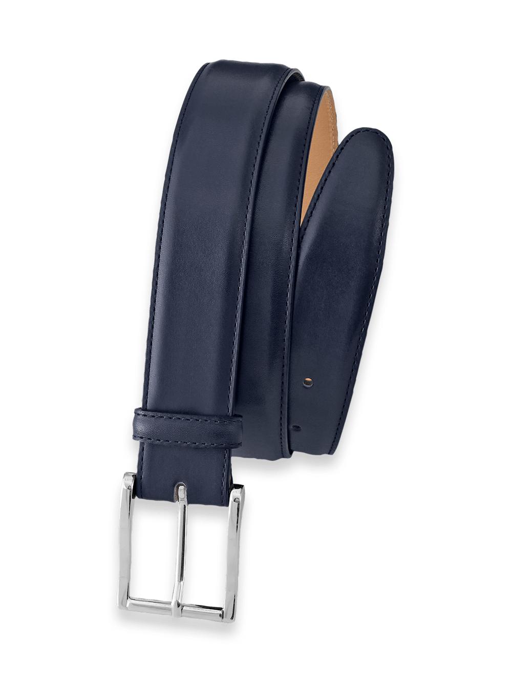 Leather Belt with Changeable Buckle - Cordovan Product Image