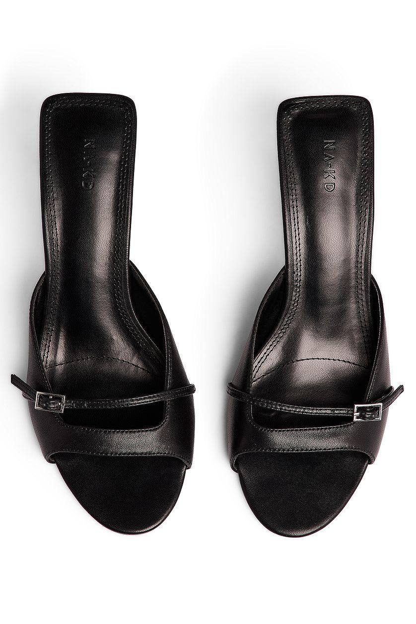 Buckle Detail Mules Product Image