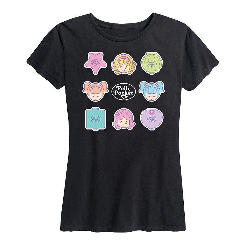 Women's Polly Pocket Grid Graphic Tee,  Product Image