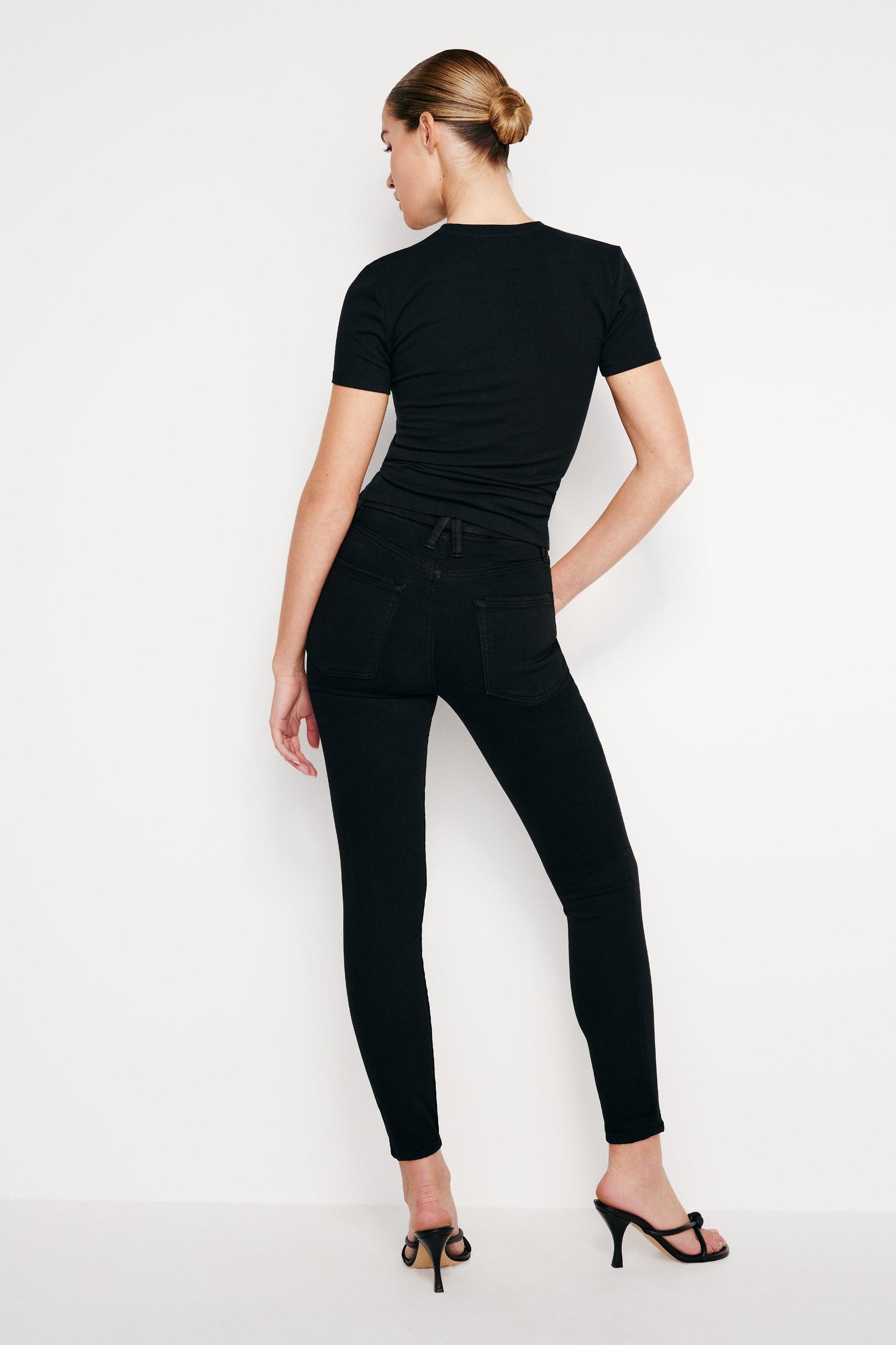GOOD LEGS SKINNY CROPPED JEANS | BLACK001 Product Image