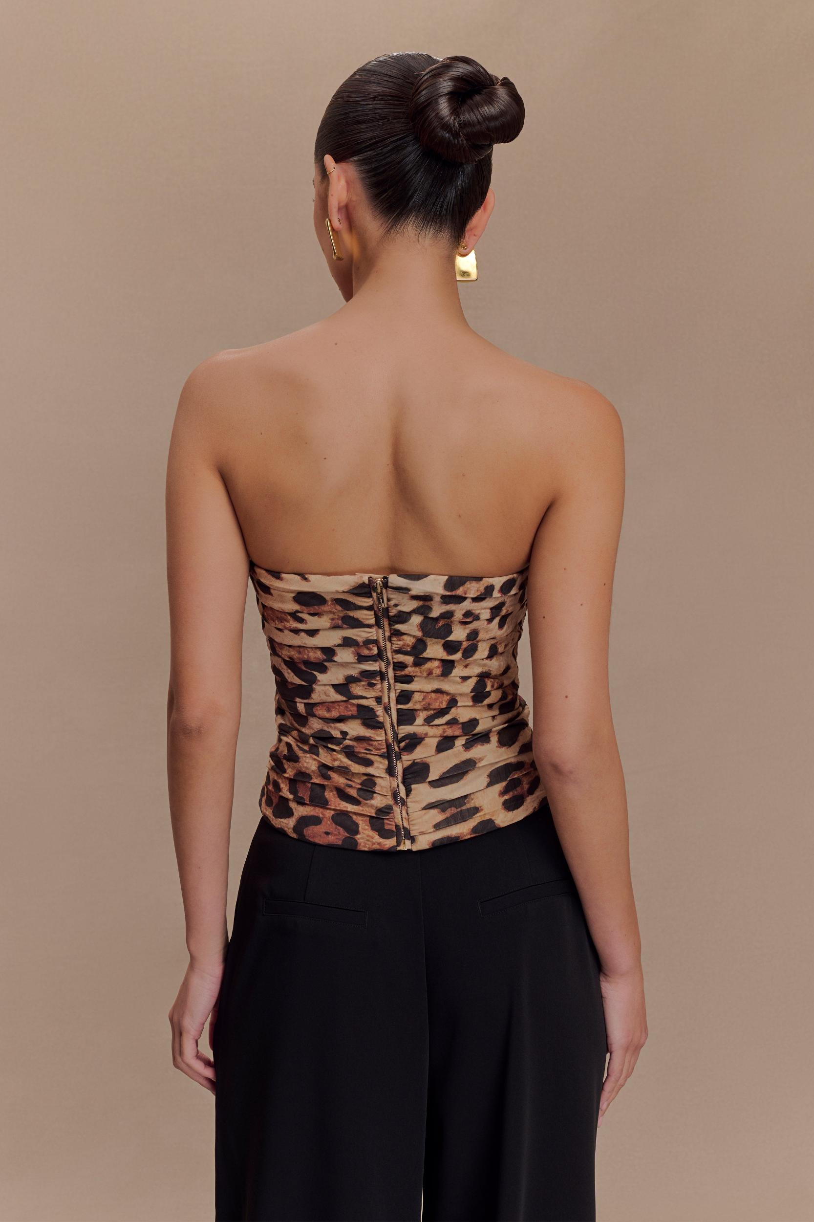 Tokio Suiting Corset - Leopard Print Product Image