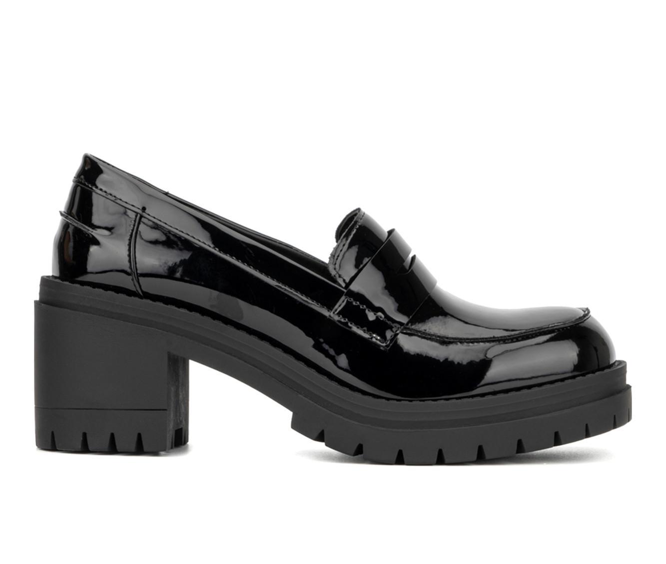Women's New York and Company Penni Heeled Loafers Product Image