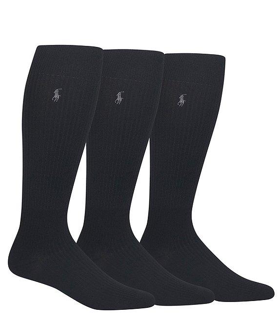 Polo Ralph Lauren Microfiber Dress Socks 3-Pack Product Image