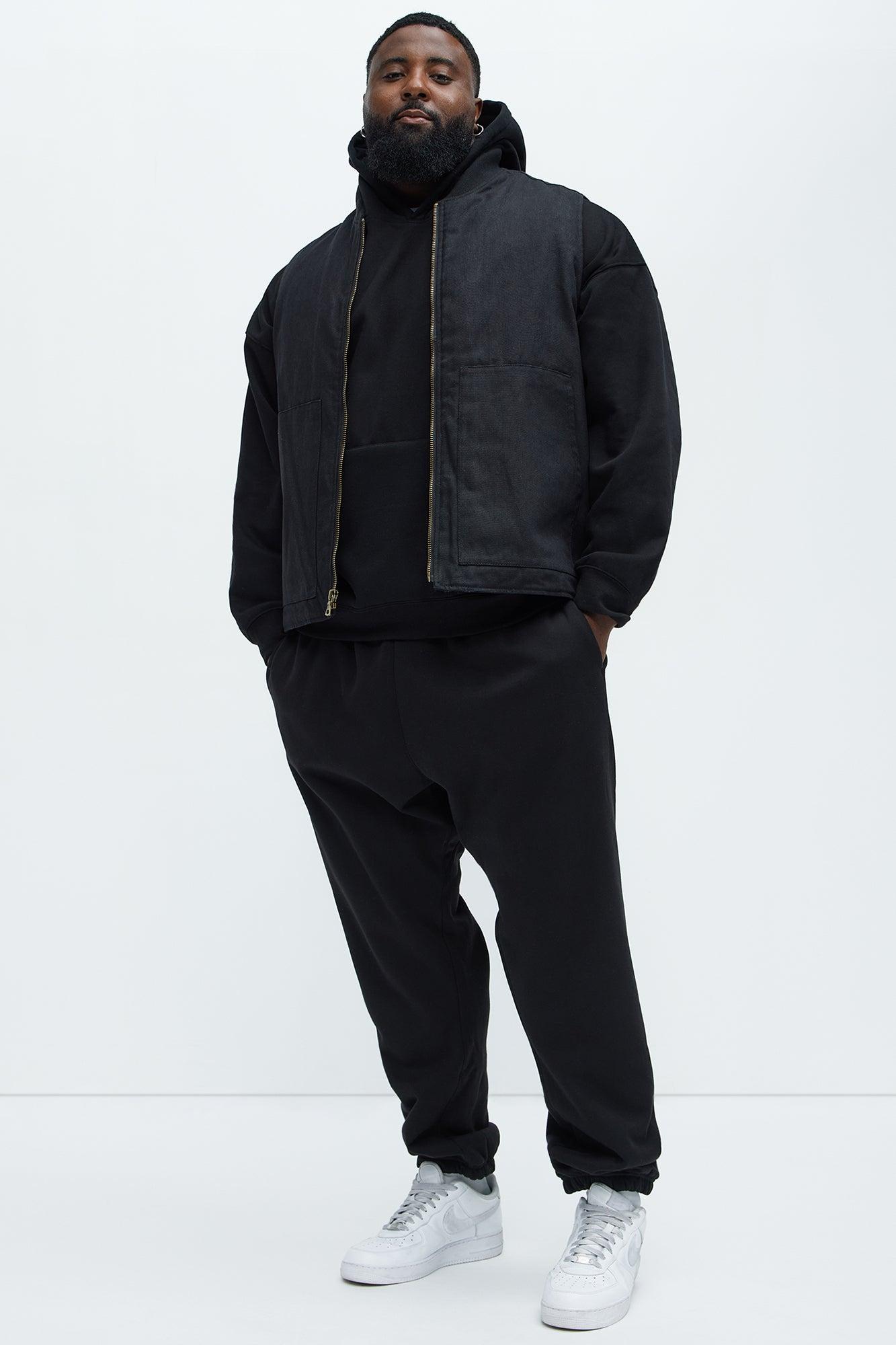 Tyson Heavyweight Sweat Jogger - Black Product Image