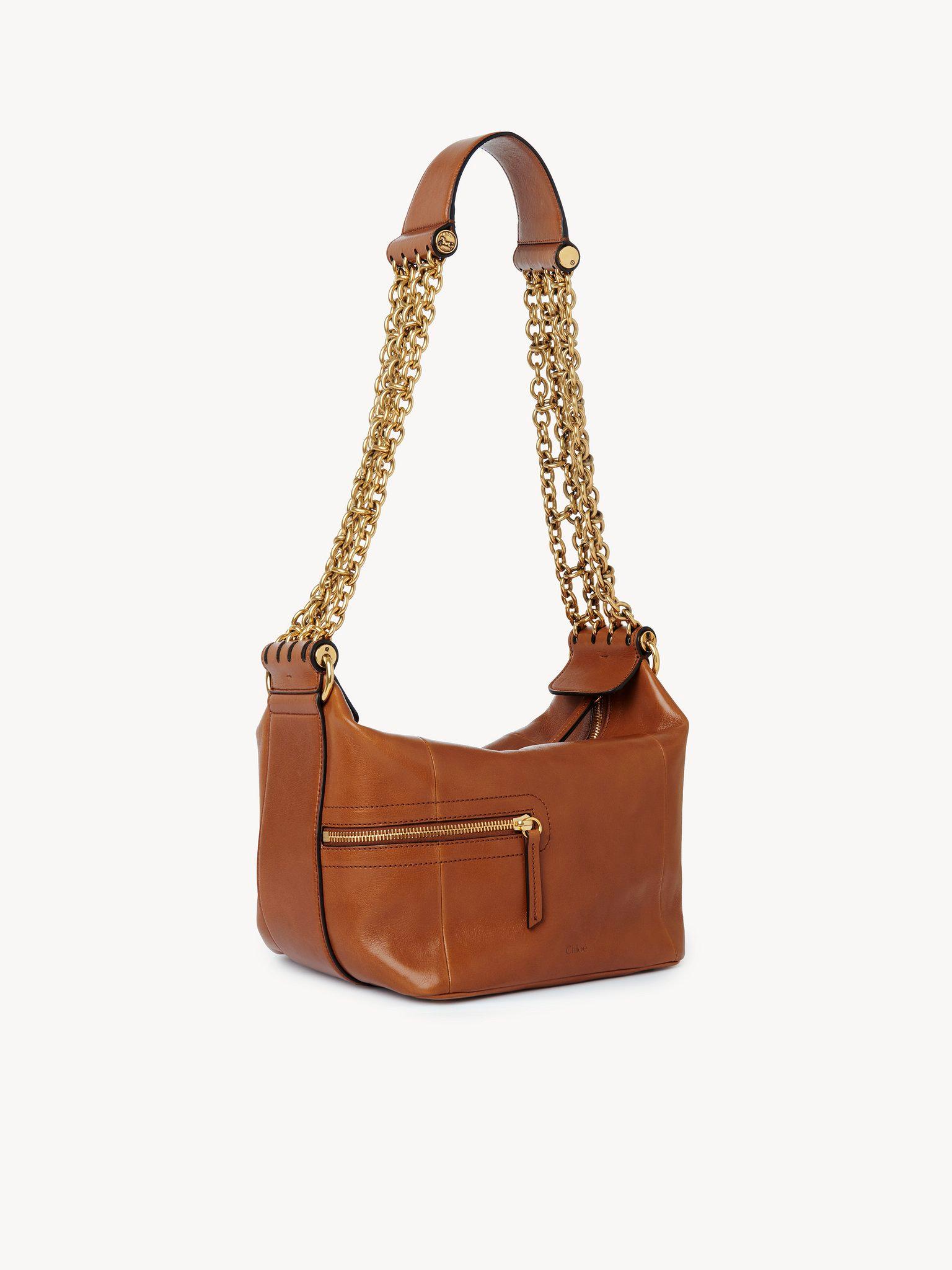 Camera Chain bag in shiny leather Product Image
