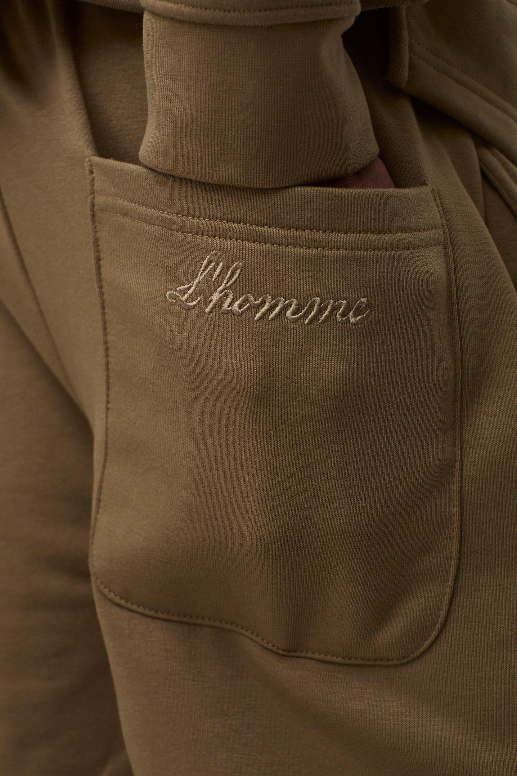 Regular Fit Tonal Embroidered Welt Pocket Hoodie | boohooMAN USA Product Image