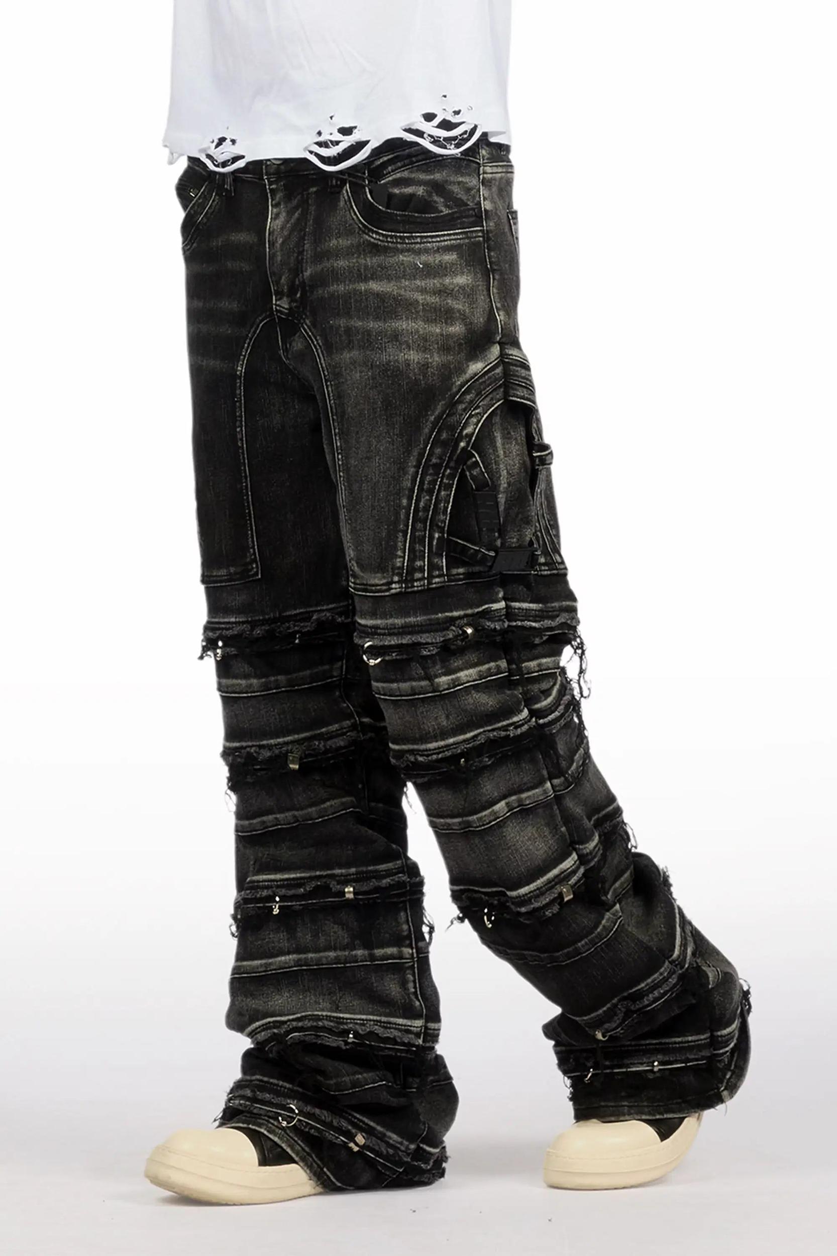 Ravi Black Puffer Jacket Male Product Image