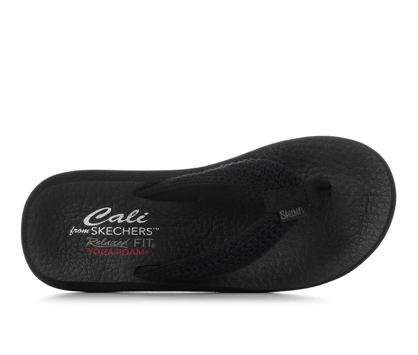 Women's Skechers Cali Asana Valley Chic Flip-Flops Product Image